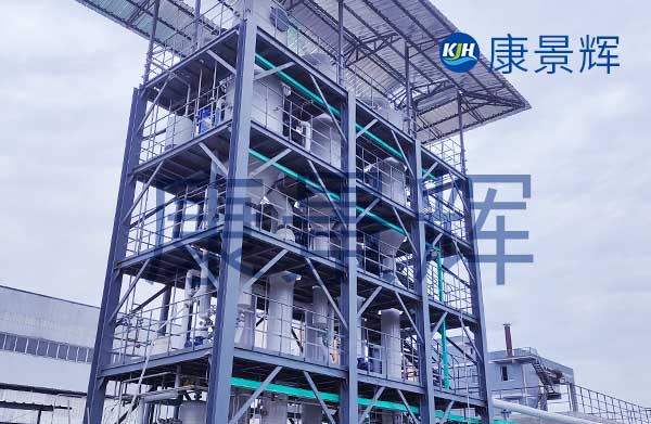 處理量100t/d氯化鈉高鹽高COD三效蒸發器