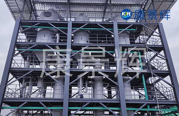 三效連續(xù)蒸發(fā)器結(jié)構(gòu)優(yōu)化要從經(jīng)濟性、占地面積等兩方面來看